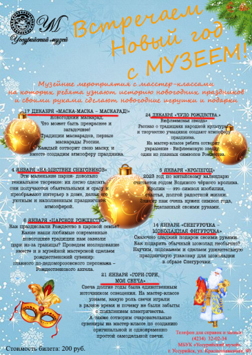Новый год с музеем!
